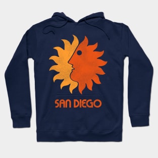 Retro San Diego Sun Tourist Souvenir Hoodie